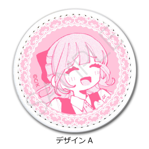 『恋せよまやかし天使ども』レザーバッジ(丸形) デザインA